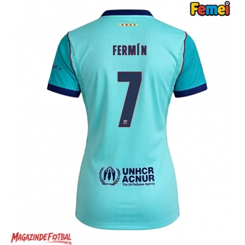 Barcelona Fermin Lopez #7 Tricou Fotbal Replică 2026-27 Femei Treilea